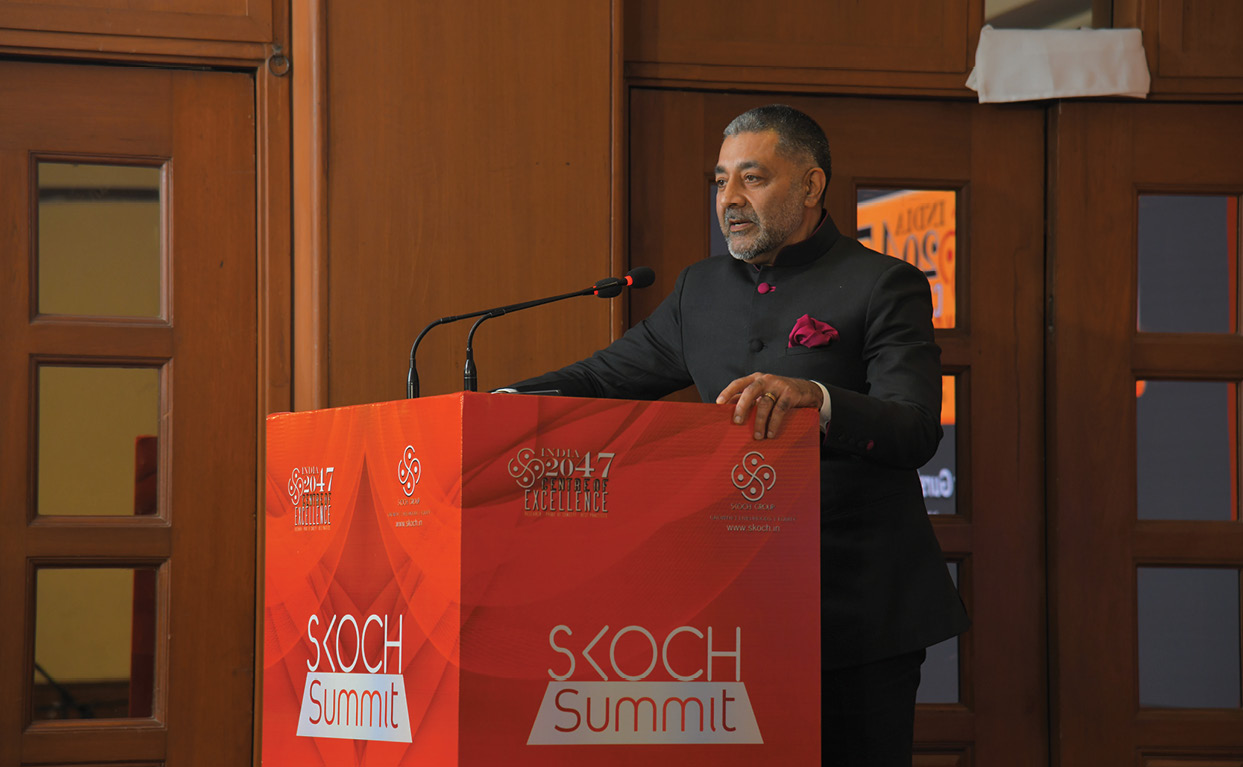 Dr Gursharan Dhanjal at the Summit - Governing Viksit Bharat
